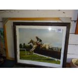 3 horse racing prints 'the Classics', 'brigadier Gerrard, 'desert Orchid'