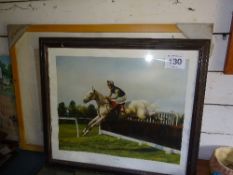 3 horse racing prints 'the Classics', 'brigadier Gerrard, 'desert Orchid'