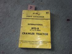 International BTD-8 crawler tractor parts catalogue