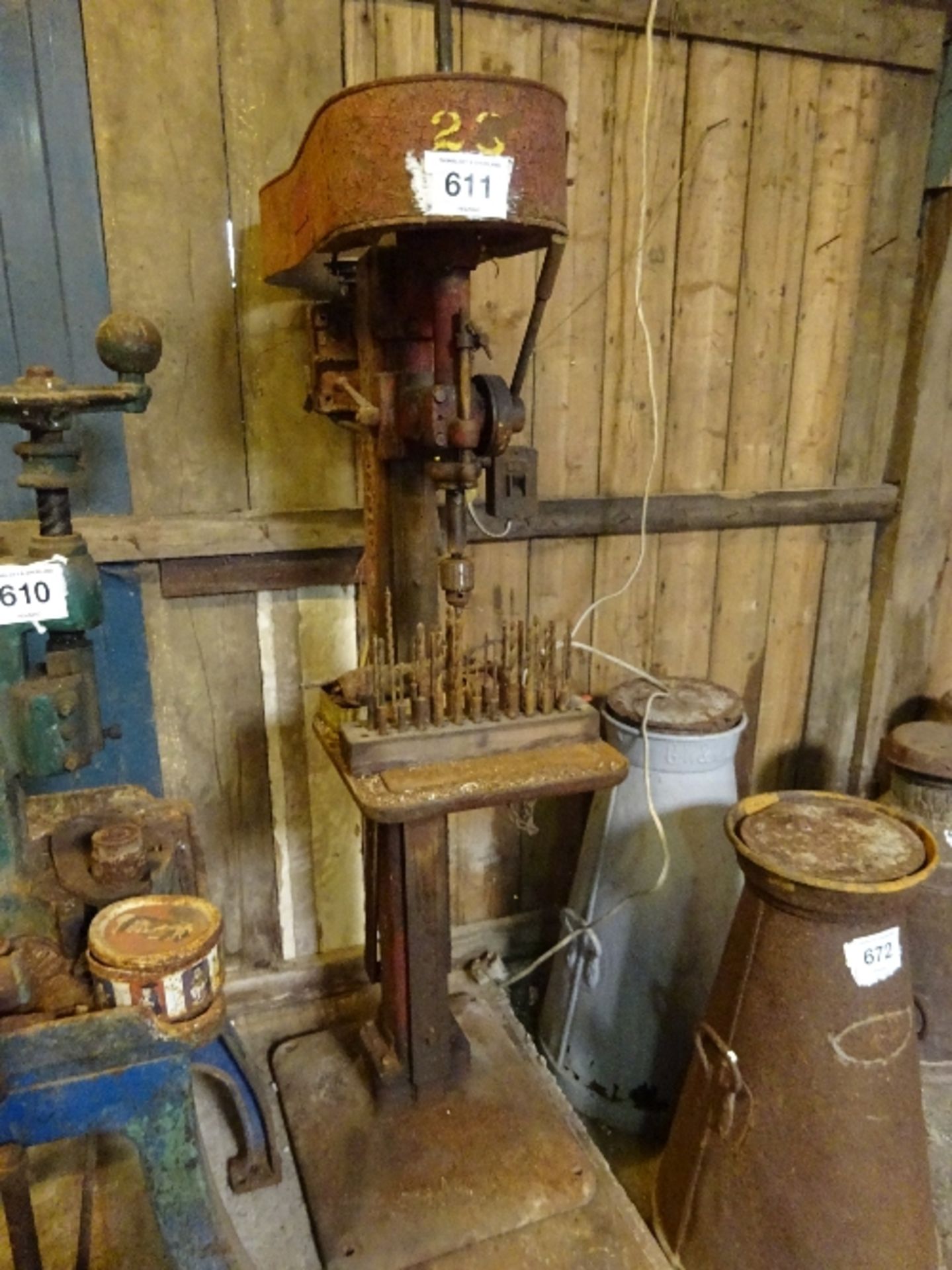 Adockc and Shipley pillar drill