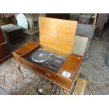 Dynatron radiogram with cassette recording deck