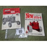 International Harvester BTD-6 crawler tractor leaflet & McCormick International Farmall Super BM