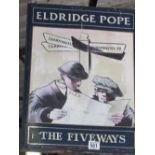 Eldridge Pope The Fiveways pub sign