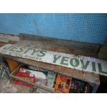 Jesty's of Yeovil enamel sign 185cm x 31cm