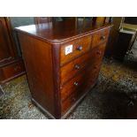 Mahogany chest of drawers (2 over 3 drawers)