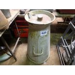 12 gallon milk churn by C Hull & Sons, Shaftesbury, 'P G Coombes Mere'