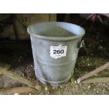 Galvanised bucket