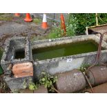 Concrete water trough