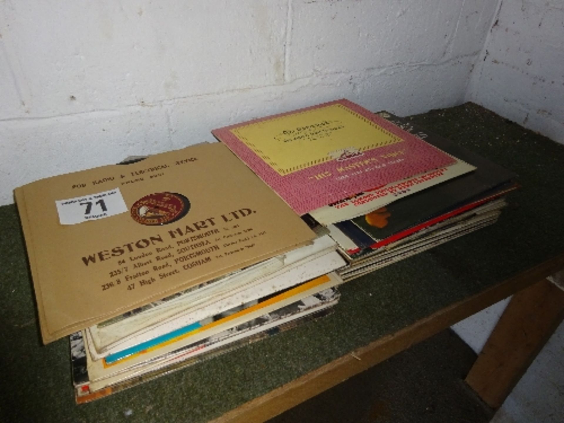 Large quantity of records