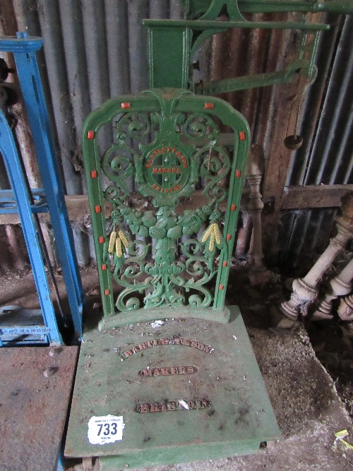 Bartlett & Son platform scales