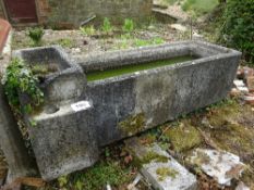 Concrete water trough