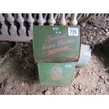 4 assorted mower grass boxes