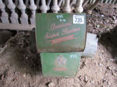 4 assorted mower grass boxes