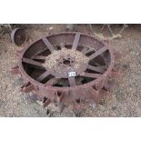 Pair of spade lug wheels 6 stud