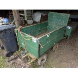 4 wheeled garden trolley and sides