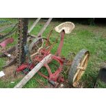 James horse drawn finger bar mower