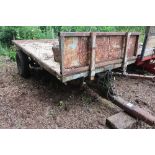 Ferguson 2 wheel hydraulic tipping trailer