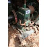 Crossley Type PH1030 2.5hp single cylinder petrol engine - trolley mountedSN: 130318