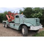 Diamond T Model 981 12 tonne 6x4 recovery truck, Registration No: Q177 OOR No V5 - DVLA registration