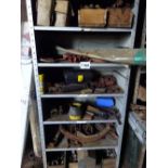 Spares racking and contents