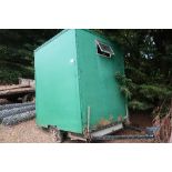 2 wheel trailed portaloo