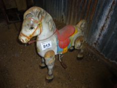 Childs tin sit and go horse