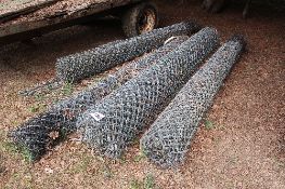 4 rolls of chain link fencing