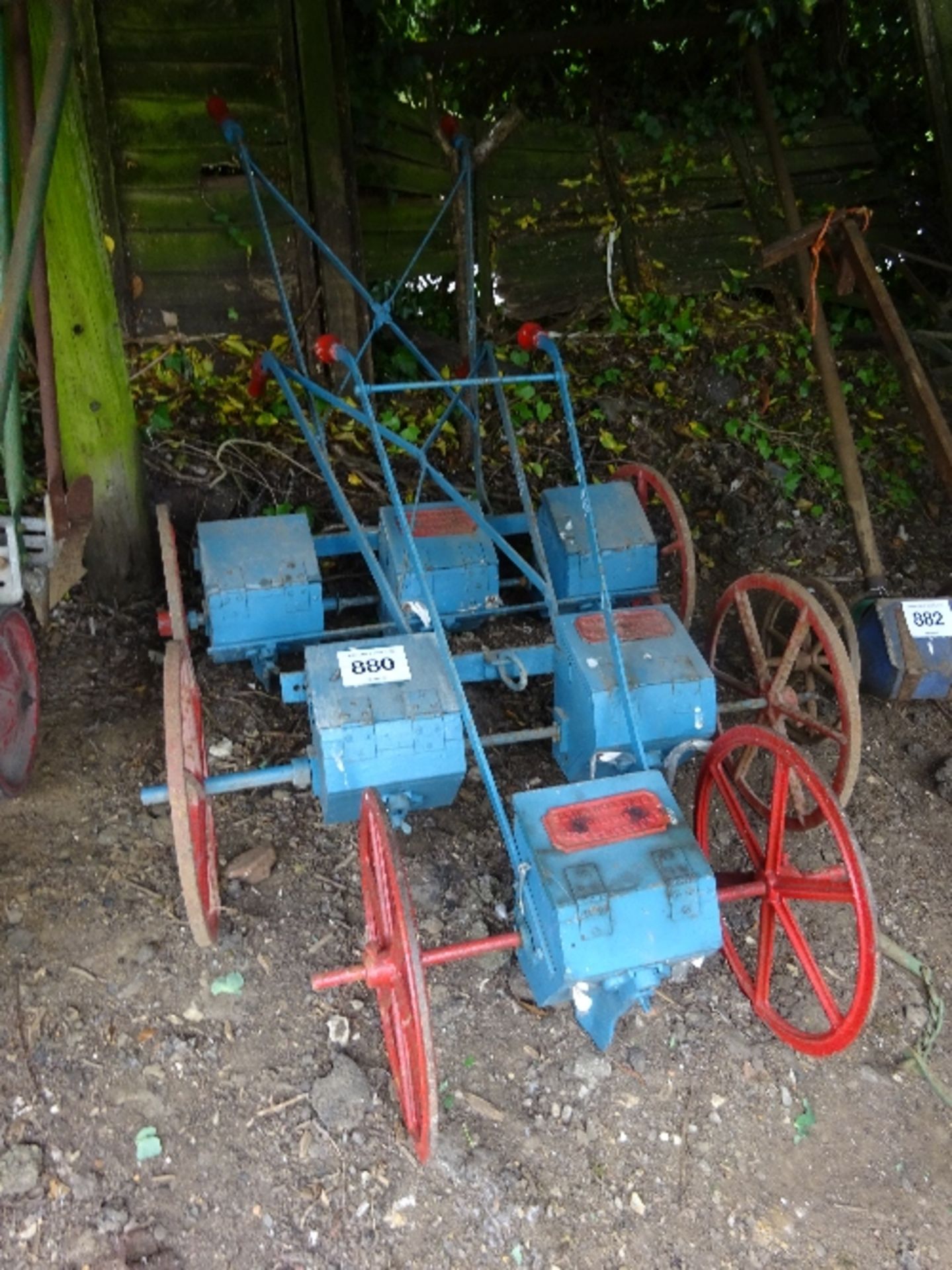 3 no R & J Reeves & Son of Bratton Wiltshire 1 2 and 3 row seed drills