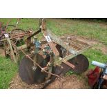 Tractor mounted single row trencher