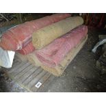 7 rolls of coconut matting