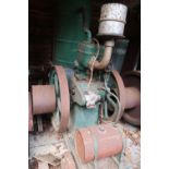 Lister 4.5hp single cylinder petrol engineSN: 205373 (spec 83J)Trolley mounted c/w header water