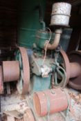 Lister 4.5hp single cylinder petrol engineSN: 205373 (spec 83J)Trolley mounted c/w header water