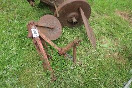 Single furrow tractor mounted mole plough