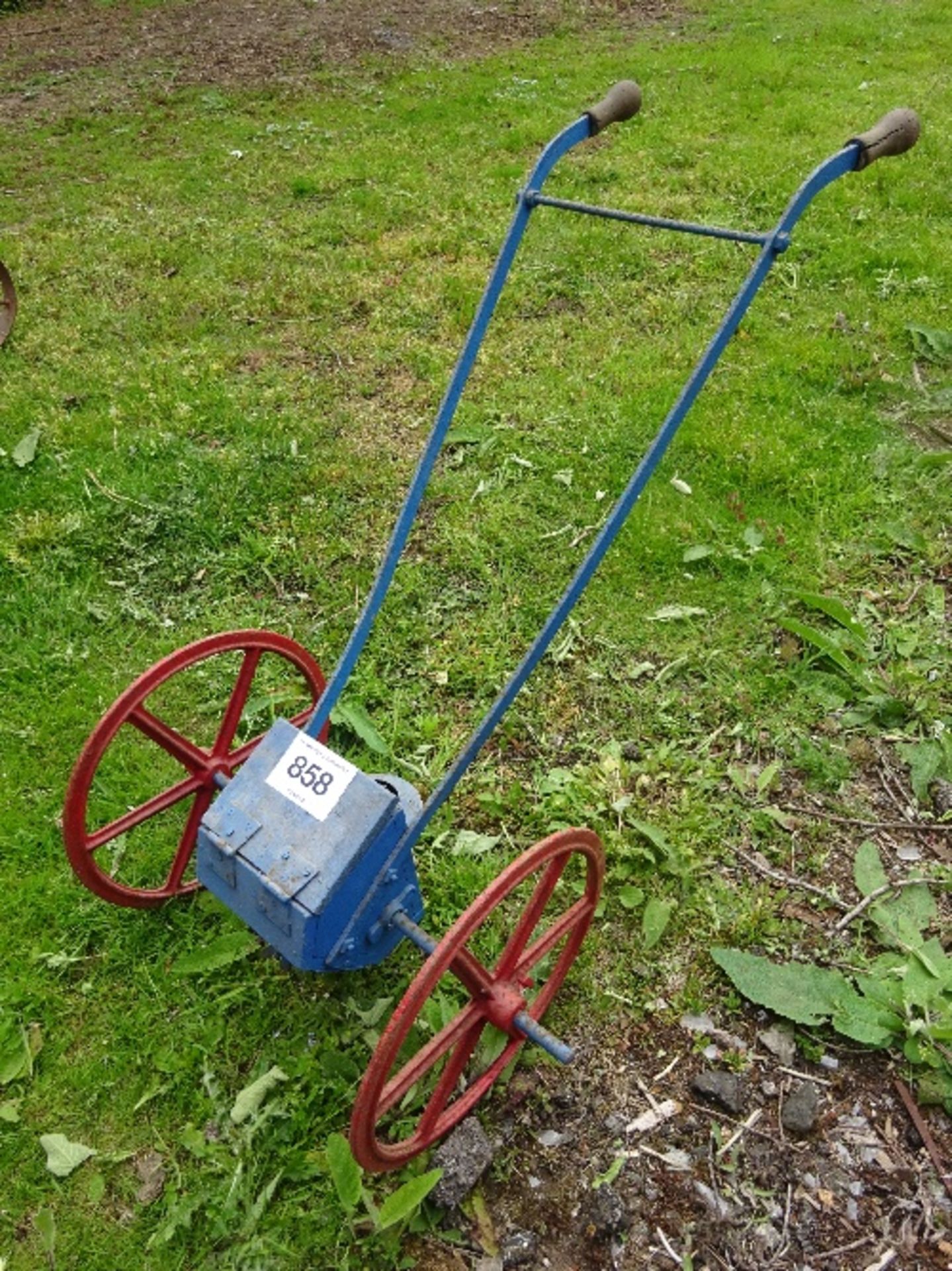 R & J Reeves & Son of Bratton Wiltshire single row push drill