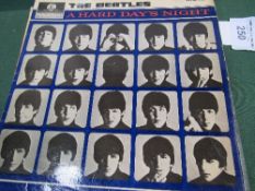 3 Beatles LP's: Hard Day's Night, mono 1964; Beatles For Sale, mono 1964 & Abbey Road, stereo