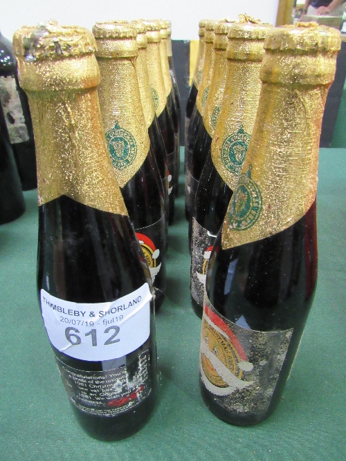 12x 330ml bottles of Guinness Christmas brew, 1981. Estimate £20-30.