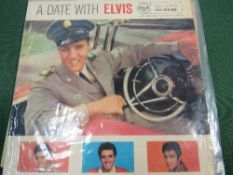 Elvis Presley: A Date with Elvis, 1960 (excellent condition), King Creole, 1958. Both original RCA