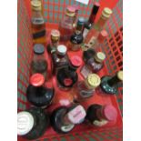 19 miniature bottles of spirits. Estimate £20-30.