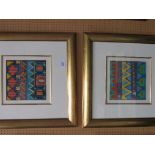 2 gilt framed & glazed limited edition prints, signed by the artist. Estimate £20-30.