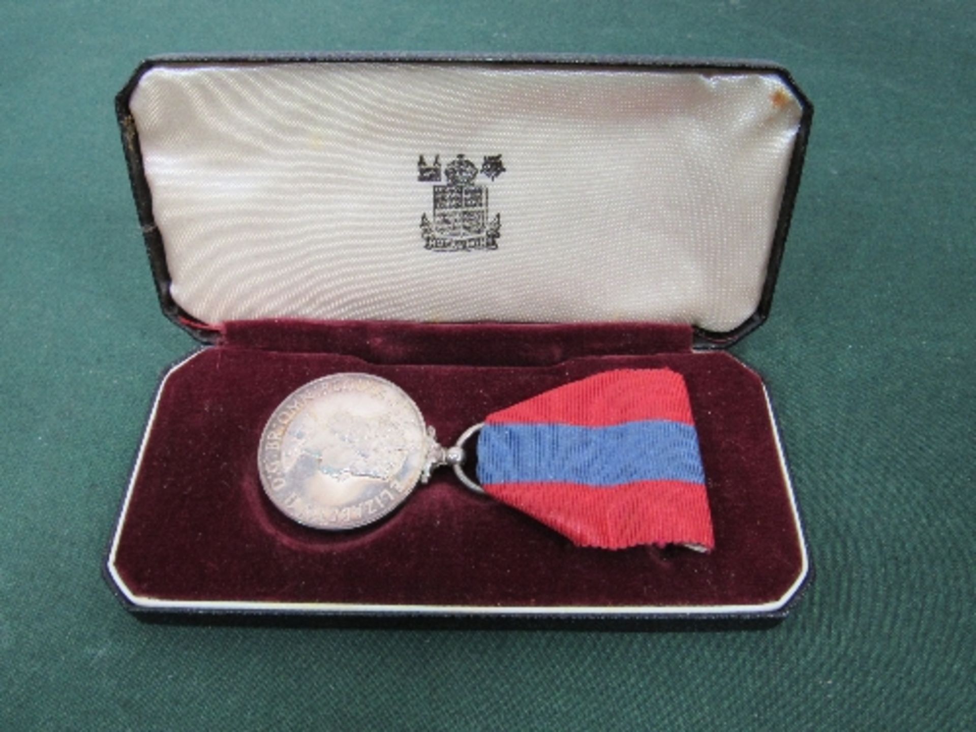 QE2 Imperial Service Medal awarded to Kathleen A M Bedford, in its presentation box with ribbon &