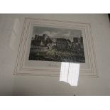 8 framed & glazed 19th century style prints of various places & buildings. Estimate £10-20.
