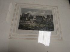 8 framed & glazed 19th century style prints of various places & buildings. Estimate £10-20.