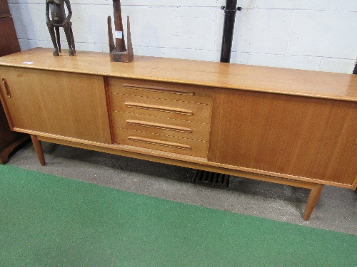 1960's Troeds Bjarnum Swedish sideboard, 202cms x 45cms x 80cms. Estimate £200-300. - Image 3 of 4