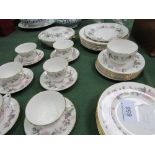 Qty of Royal Worcester 'June Garland' 1961 table ware. Estimate £20-30.