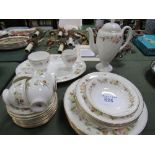 Qty of Wedgwood 'Mirabelle' table ware including a coffee pot. Estimate £30-40.