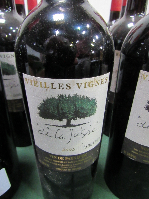 12 bottles of Vieilles Vignes Domaine de la Jasse 2005 Vin De Pays Doc. Estimate £40-60. - Image 2 of 2