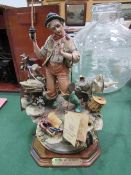 Capodimonte figurine 'Il Pescatore'.