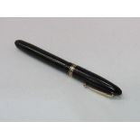 Swan leverless fountain pen with 14ct gold nib. Estimate £30-40.