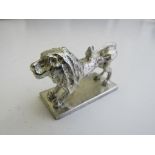 Bier of Israel silver figurine, lion. Estimate £20-25.