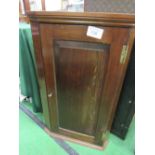 Corner cabinet, 52cms x 84cms height. Estimate £5-10.